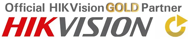 Offizieller HIKVision Gold-Partner-Logo.
