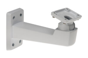 Wandhalterung aus Metall mit rechteckiger Montageplatte.