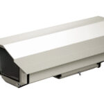 Wetterschutzgehäuse, Sonnenschutzdach, 450mm, Heizung 12VDC/24VAC, IP66/67