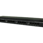 16-Kanal Video, Spannungs- und Daten-Empfänger, Passiv, RJ-45, BNC-Ausgänge, 19"