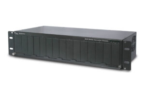 Medienkonverter Rack, 15 Slots, 19", 2,4HU, 230VAC