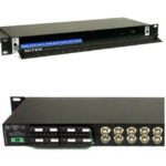 Zweidraht Empfänger, Video, Aktiv, 8 Kanäle, 19", Schraubklemme, 12-24VAC/VDC