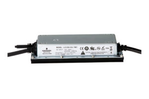 Netzteil-Modul mit Beschriftung "Emerson Network Power", Modellnummer LCC250-12U-7401, auf weißem Hintergrund.