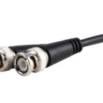 Videokabel mit 2 x BNC-Stecker 3m, 75 Ohm, schwarz