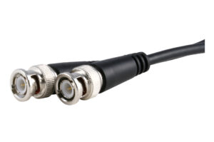 Videokabel mit 2 x BNC-Stecker 5m, 75 Ohm, schwarz