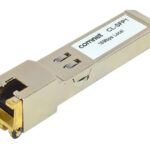 SFP-Modul mit der Aufschrift "comnet CL-SFP1 10Mbps Local".
