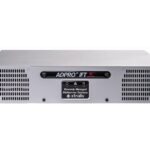 Ein silberfarbenes ADPRO iFT Gerät von Xtralis, ein fernverwaltetes Multiservice-Gateway.