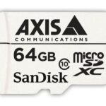 SanDisk 64GB microSDXC-Speicherkarte von Axis Communications, Klasse 10.