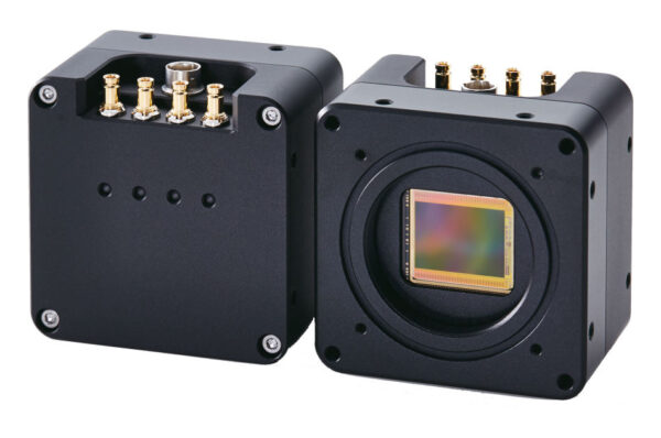 1,76" CoaXPress Kamera, S/W, 12 Megapixel, 180fps, M42-Mount, Anschluss hinten
