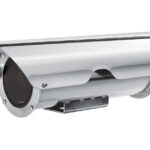 Wetterschutzgehäuse, 360mm, Edelstahl, Sonnenschutzdach, Heizung, Hi-PoE