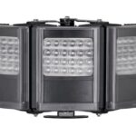 LED Infrarot-Scheinwerfer, pulsed, 66W, bis 660W, 850nm, 72 LEDs, variable Linse