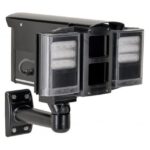 Wetterschutzgehäuse, Infrarot Scheinwerfer, 2x850nm, für 2 Kameras, IP66, 12/24V