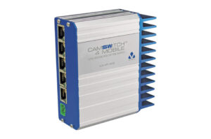 Ethernet Switch, 4x PoE, 1x RJ45, 12 - 24 V, DC-Anschluss