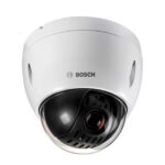 Überwachungskamera von Bosch in weißem Gehäuse.