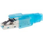 RJ45 Stecker STP, Cat.6A, AWG 22-27, feldkonfektionierbar,