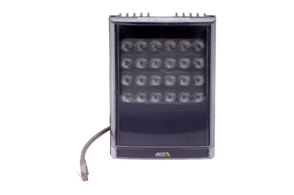 LED Infrarot Scheinwerfer, 850nm, 10-120°, austauschbare Linsen, PoE, 49W, IP66, IK09