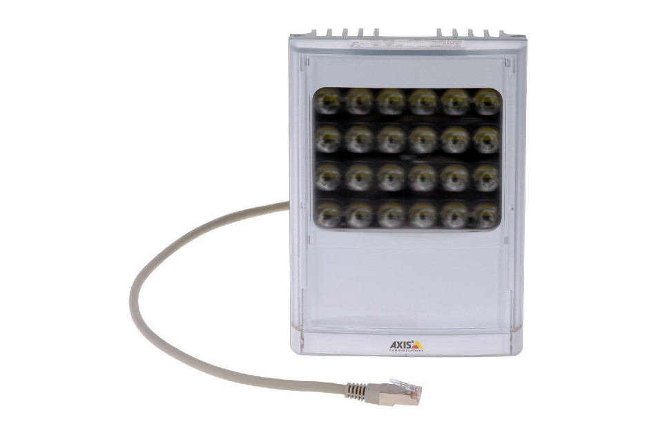LED Weißlicht Scheinwerfer, 6000K, 10-120°, austauschbare Linsen, PoE, 47W, IP66, IK09