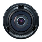 Objektiv einer Kamera mit der Aufschrift "2MP 2.4mm".