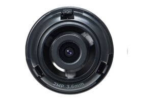 Eine runde Kamera mit 2 Megapixel und 3,6 mm Objektiv.