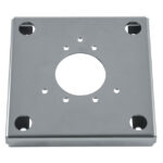 Gegenplatte, aus rostfreiem Stahl, AISI 316L