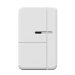 Ein weißer rechteckiger Sensor mit einer schmalen schwarzen Aussparung in der Mitte.