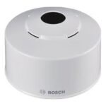 Weißer, runder Brandmelder von Bosch.