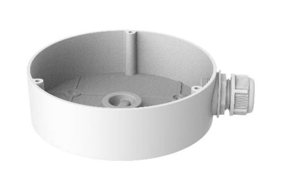 Anschlussbox, Aluminium, weiß, 168x140x40mm, für Hikvision Domes