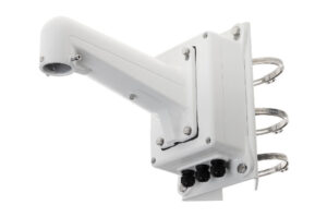 Mastmontage, Anschlussbox, für Hikvision Domes, weiß, 209,7x314x600,8mm