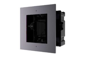 Einbaurahmen, Unterputz, 1 Modul, schwarz, für Hikvision Intercom