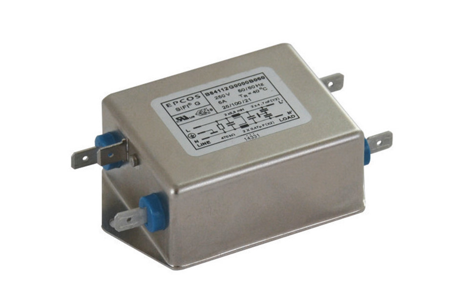 EMC Filter für maritime Anwendungen, 0-250 V DC/AC, 50/60 Hz, 6A
