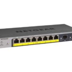 Gigabit Switch, L2, 10 Ports smart managed, PoE, 55W, 2x Gigabit Fiber