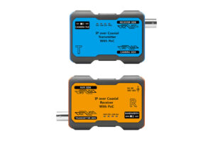 Medienkonverter Set, 1-Kanal, Ethernet über Koax, Sender, Empfänger, Reichweite 1000m