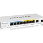 Gigabit Switch, 10 Ports, smart managed, PoE++, 240W, 2x Gigabit Fiber, Layer2+