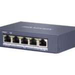 Ethernet Switch, unmanaged, 5x RJ45, PoE 60W, 48VDC