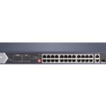 Ethernet Switch, unmanaged, 26x RJ45, 2x SFP, PoE 370W, 230VDC