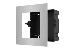 Einbaurahmen, Unterputz, 1 Modul, Edelstahl, für Hikvision Intercom