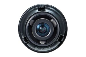 Kameralinse der Vorderseite mit der Aufschrift "2MP 2.8mm".