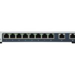Smart managed Plus Switch 8 Ports, 2 Uplinks, Lüfterlos, Web Managed, VLAN