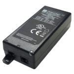 PoE Midspan, 1 Port, 60W, IEEE802.3bt, 56V, Gigabit, 90-264VAC, Innen