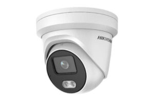 1/1,8" Netzwerk Fix Dome, 24h Farbe, 2688x1520@30fps, 4mm, Weißlicht, Audio, IP67