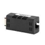 Adapter mit einem HDMI-Stecker und einem Ethernet-Anschluss.