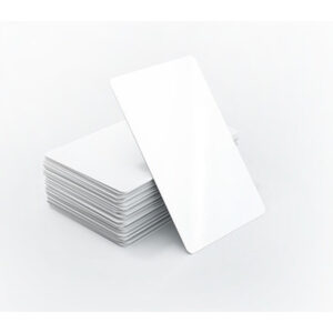 Kontaktlose RFID Smartcard, MIFARE DESFire EV2, aus PET-G, weiß, IP68, 100 Stück