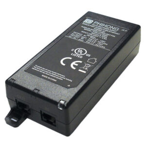 PoE Midspan, 1 Port, 90W, IEEE802.3bt, 56V, Gigabit, 90-264VAC, Innen