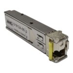 Ein SFP-Modul mit der Aufschrift "AMG S18124-05", geeignet für 1000M LX über 120 km.