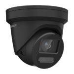 Netzwerk Fix Dome, 24h Farbe, 2688x1520@30fps, 2,8mm, Weißlicht, Mic Strobe, schwarz