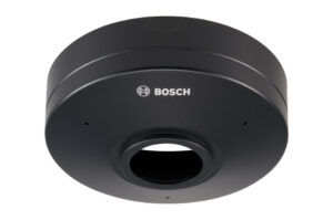 Ein schwarzer Bosch-Kameramontageadapter.