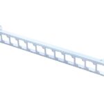 19-Zoll-Patchpanel mit Platz für zwölf Anschlüsse.