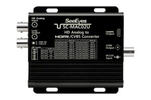 Medienkonverter, HD Analog nach HDMI, 1x HD Analog IN, HDMI OUT, Composite OUT, UHD