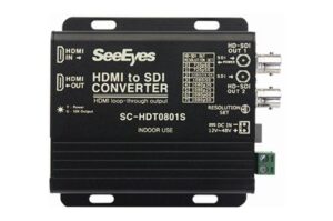 Medienkonverter, HDMI nach HD-SDI, 1 IN, 3 OUT, Full HD 1,5/3G, 12VDC