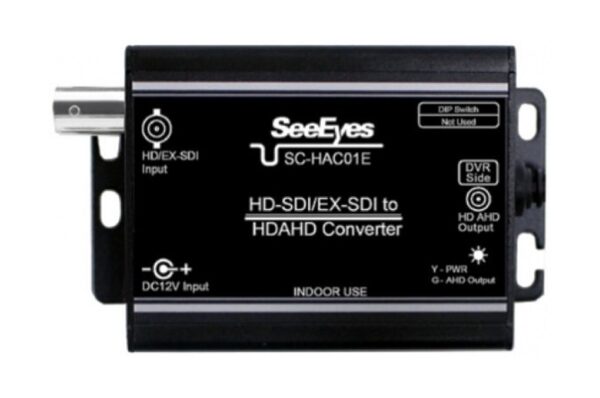 Medienkonverter, HD/EX-SDI nach AHD, EX-SDI 1.0/2.0, 1080p, 12VDC